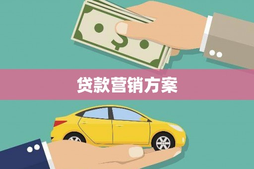 会东贷款营销方案