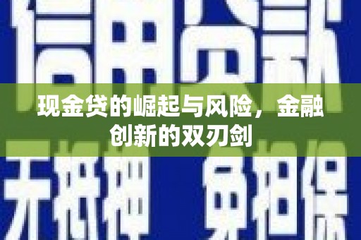 会东现金贷的崛起与风险，金融创新的双刃剑