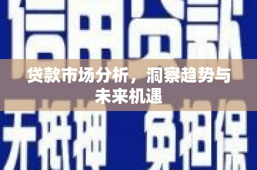 会东贷款市场分析，洞察趋势与未来机遇