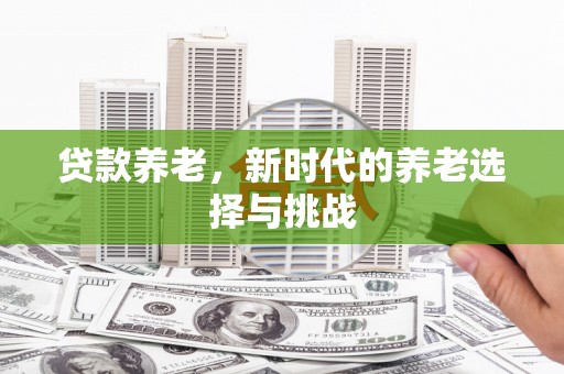 会东贷款养老，新时代的养老选择与挑战