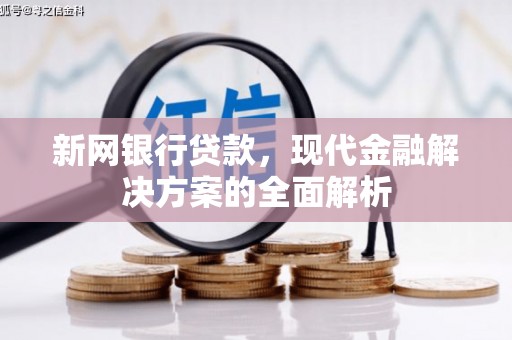 会东新网银行贷款，现代金融解决方案的全面解析