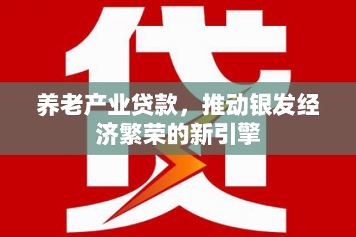 会东养老产业贷款，推动银发经济繁荣的新引擎