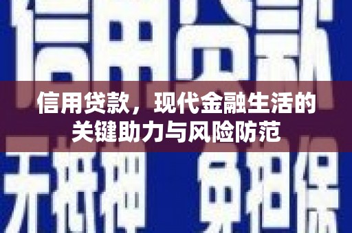 会东信用贷款，现代金融生活的关键助力与风险防范
