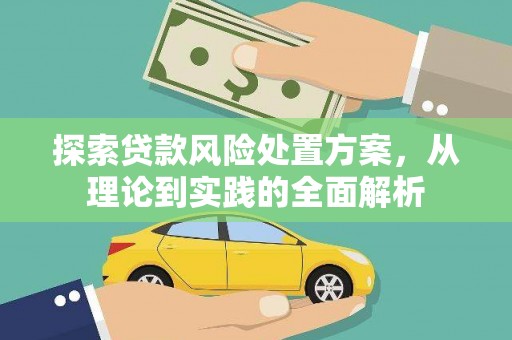 会东探索贷款风险处置方案，从理论到实践的全面解析