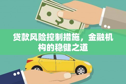 会东贷款风险控制措施，金融机构的稳健之道