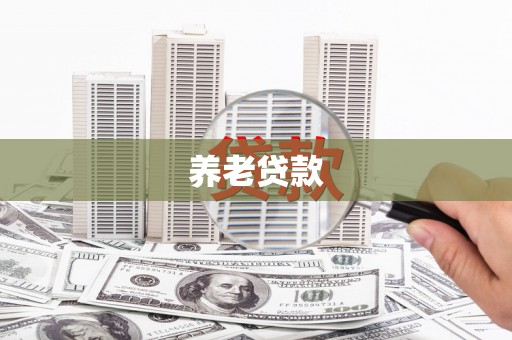 会东养老贷款