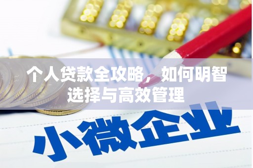 会东个人贷款全攻略，如何明智选择与高效管理